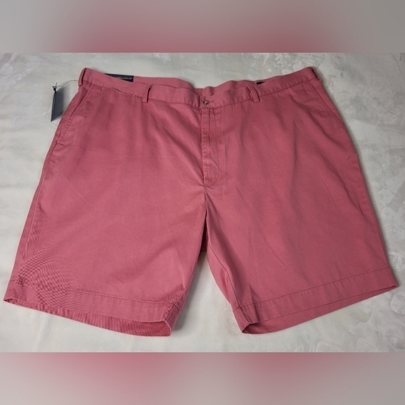 Polo Ralph Lauren Mens Pink Cotton Shorts. Size 52B Big & Tall - Picture 1 of 9